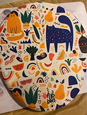 Renki desenli mousepad