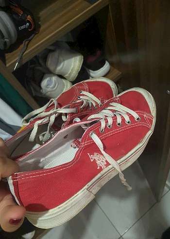 U.S Polo Assn. Kırmızı Kadın Günlük Spor Ayakkabı