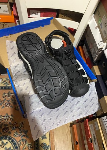 Joma Erkek Siyah Gri Biker Sandalet - Görsel 6