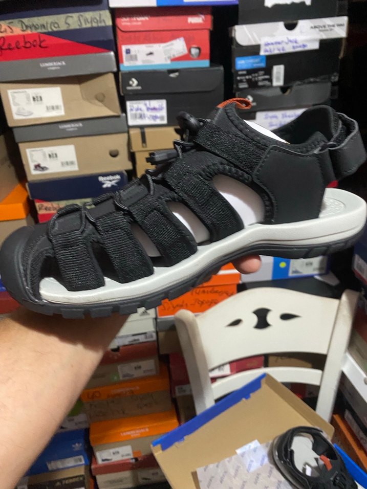 Joma Erkek Siyah Gri Biker Sandalet - Görsel 4