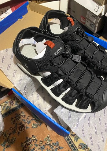 Joma Erkek Siyah Biker Sandalet Velcro Detaylı - Görsel 5