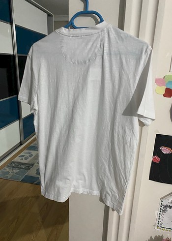 Only Only&Sons Baskılı Cep Detaylı Beyaz Erkek Tişört