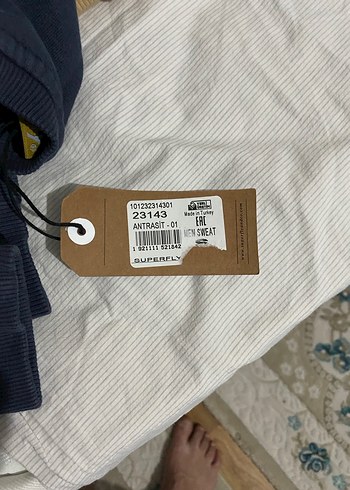 Superfly Superfly Erkek Lacivert Uzun Kollu Sweatshirt
