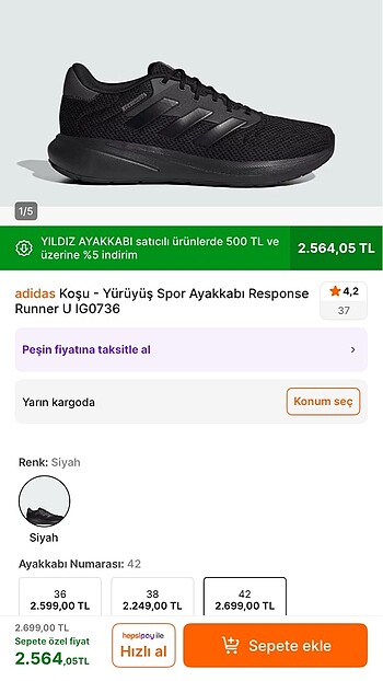 ADİDAS RESPONSE RUNNER