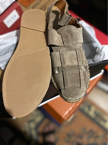 İNCİ ERKEK DERİ SANDALET - Görsel 3