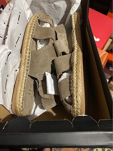 İNCİ ERKEK DERİ SANDALET - Görsel 6