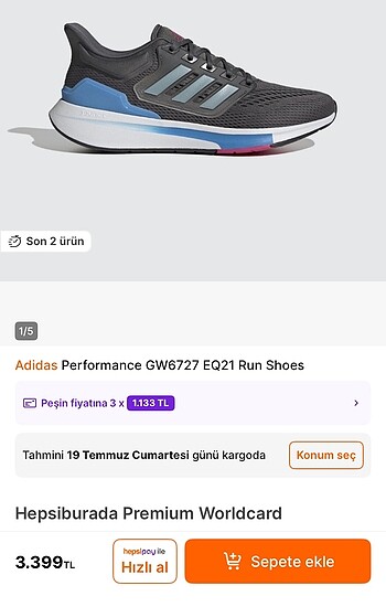 ADİDAS EQ 21 RUN