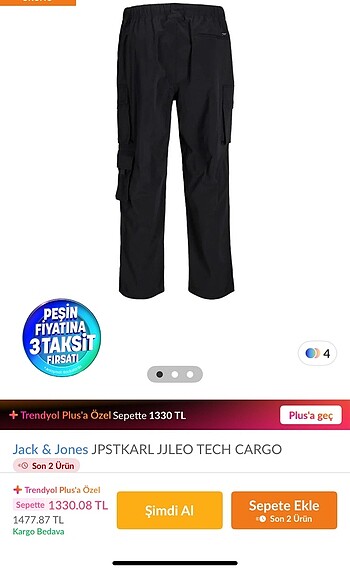 JACK JONES KARGO PANTOLON