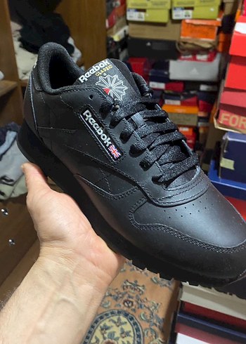 Reebok Classic LEATHER Siyah Erkek Spor Ayakkabı