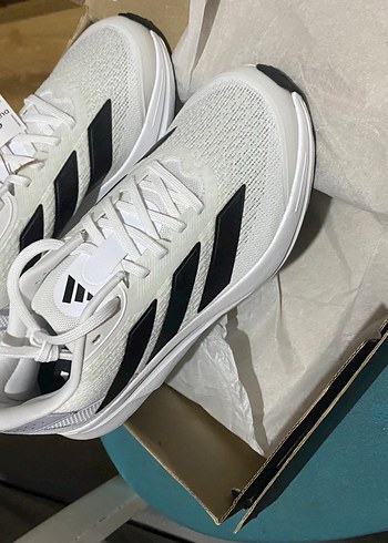 ADİDAS Duramo Sl 2 Erkek Koşu Ayakkabısı Beyaz - Görsel 4