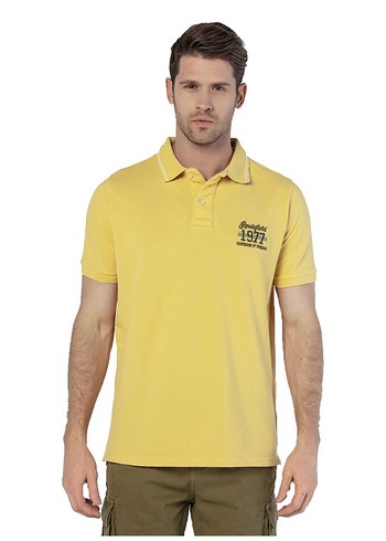 RAUTEFİELD Sarı Erkek Polo Yaka Tişört