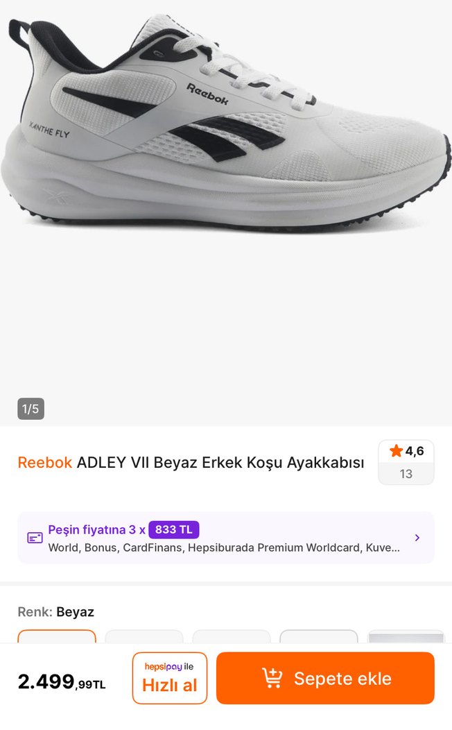 REEBOK ADLEY VII - Görsel 2