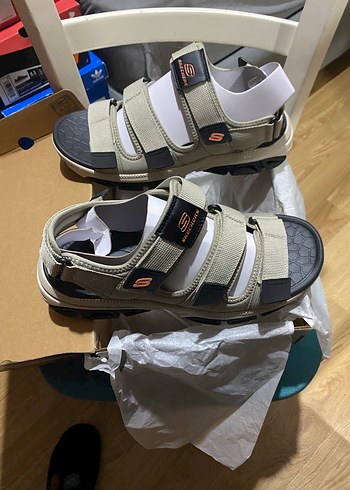 SKECHERS ALTAN Bej Erkek Kayışlı Outdoor Sandalet - Görsel 6