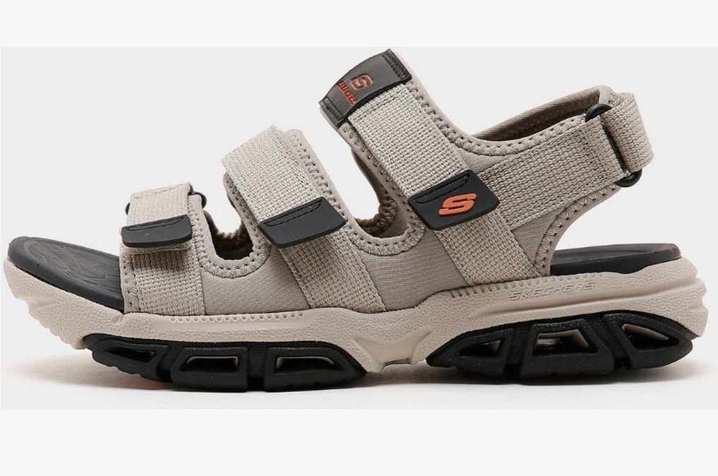 SKECHERS ALTAN Bej Erkek Kayışlı Outdoor Sandalet - Görsel 4