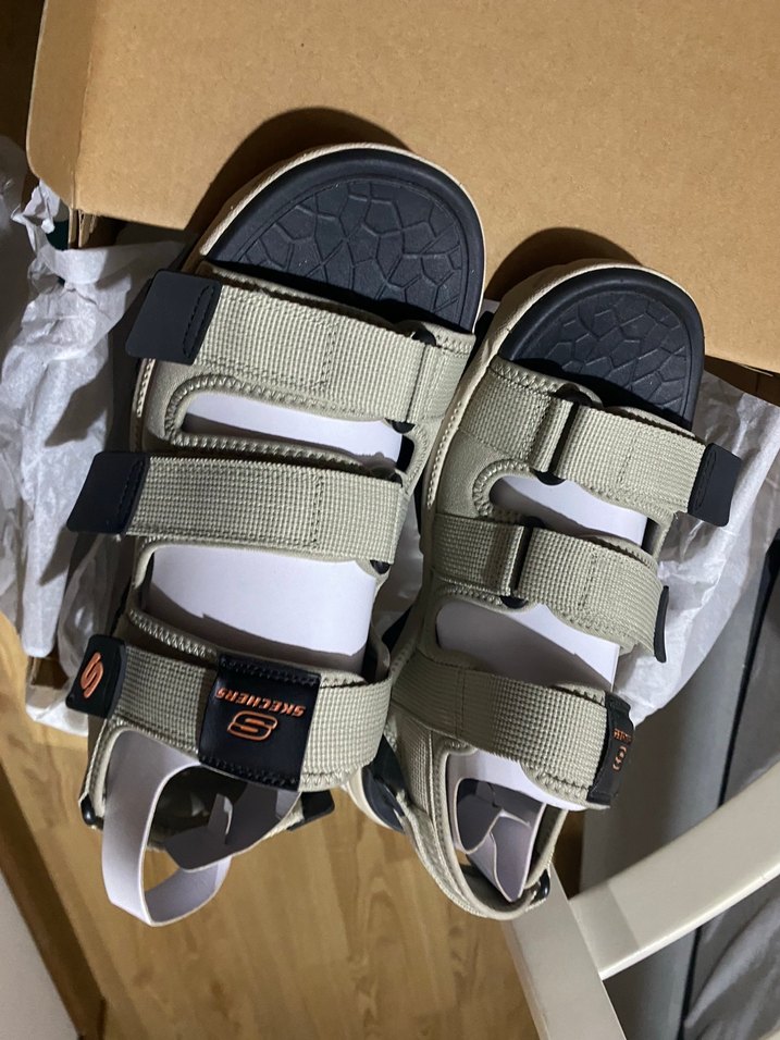 SKECHERS ALTAN Bej Erkek Kayışlı Outdoor Sandalet - Görsel 3