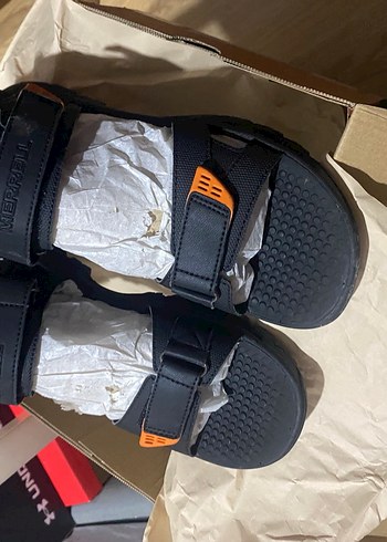 MERREL Erkek Siyah Spor Bantlı Sandalet - Görsel 4