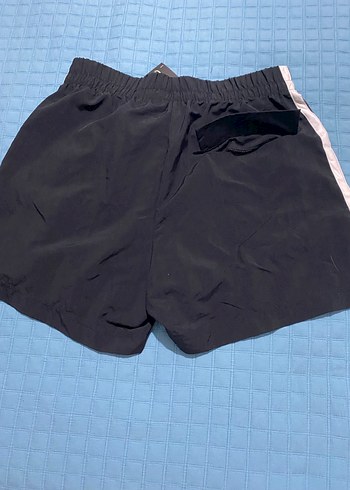 Siyah Adidas Elastik Bel Spor Şort - Görsel 3