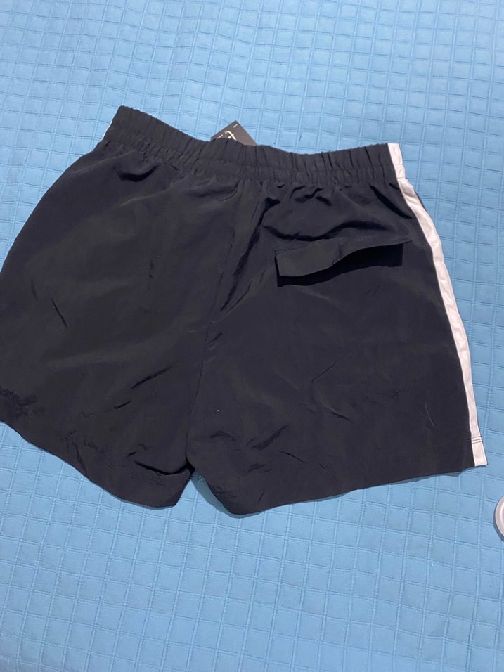 Siyah Adidas Elastik Bel Spor Şort - Görsel 2