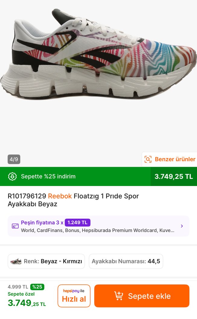 REEBOK FLOATZİG 1 PRIDE - Görsel 2