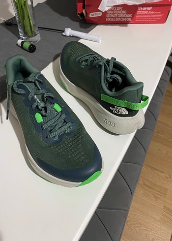THE NORTH FACE Erkek Yeşil Gri Outdoor Koşu Ayakkabısı - Görsel 7