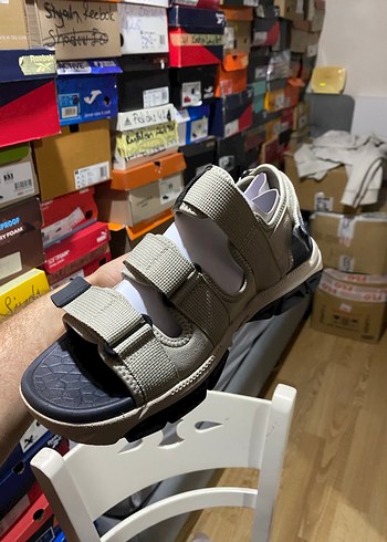 SKECHERS ALTAN Erkek Bej  Sandalet - Görsel 5