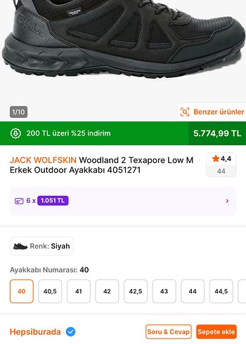 Jack Wolfskin WOODLAND 2 TEXAPORE Erkek Outdoor AYAKKABI - Görsel 2