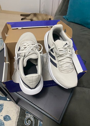 ADİDAS RUNFALCON 3.0 Gri Erkek Koşu ve Antrenman Ayakkabısı - Görsel 5