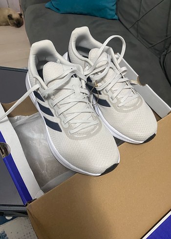 ADİDAS RUNFALCON 3.0 Gri Erkek Koşu ve Antrenman Ayakkabısı - Görsel 7