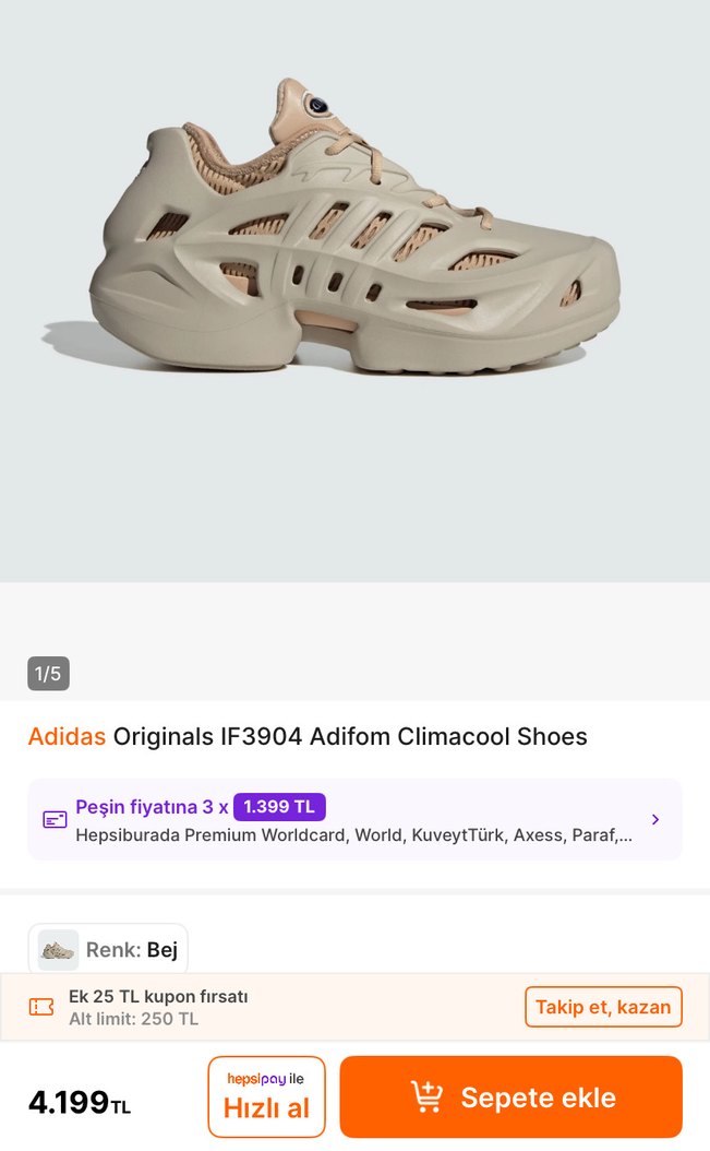 Adidas Climacool (41,5 numaradır) - Görsel 5