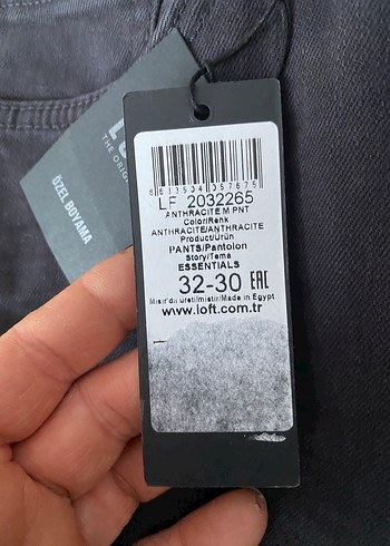 Loft Antrasit Erkek Jeans - Görsel 4