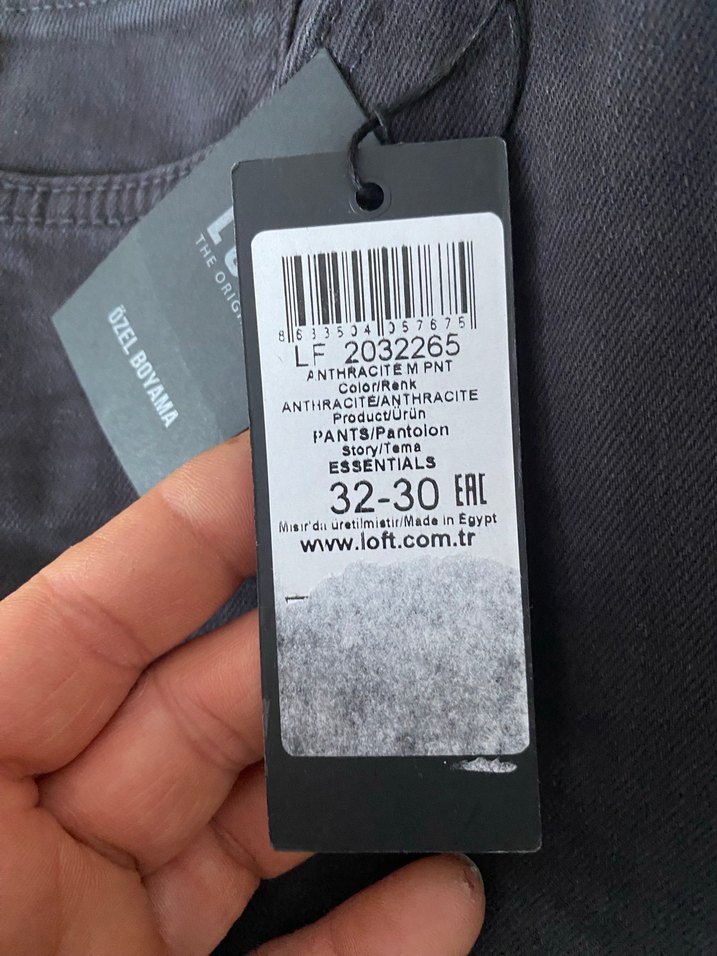 Loft Antrasit Erkek Jeans - Görsel 4