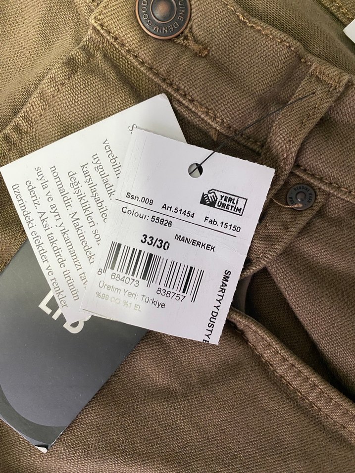 LTB ERKEK JEANS (33/30 beden) - Görsel 2