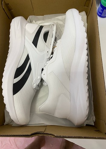 REEBOK ENERGEN LÜX Beyaz Siyah Detaylı Bağcıklı Spor Ayakkabı - Görsel 6