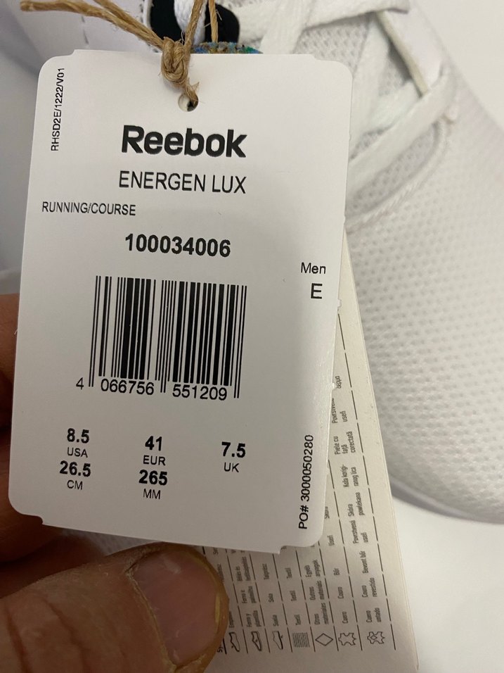 REEBOK ENERGEN LÜX Beyaz Siyah Detaylı Bağcıklı Spor Ayakkabı - Görsel 3