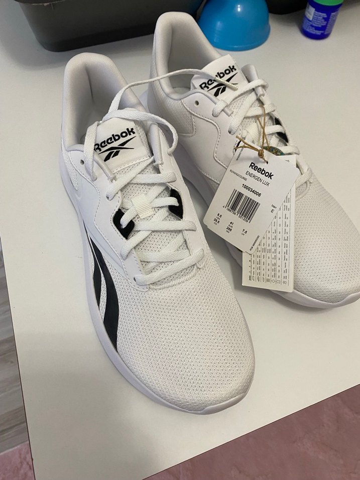 REEBOK ENERGEN LÜX Beyaz Siyah Detaylı Bağcıklı Spor Ayakkabı - Görsel 5