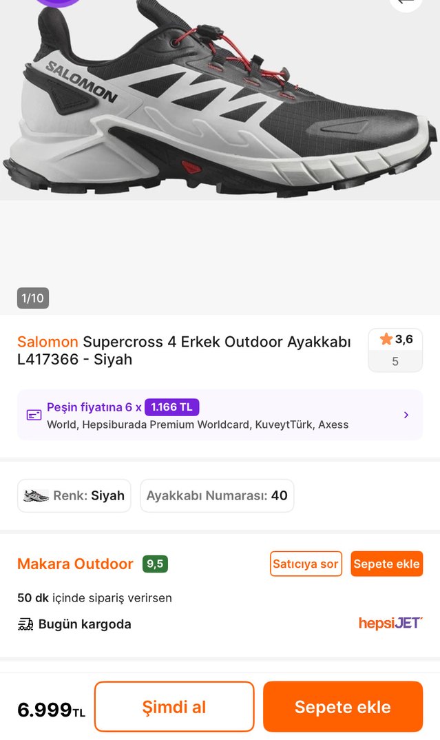 SALOMON SÜPERCROSS 4 - Görsel 3