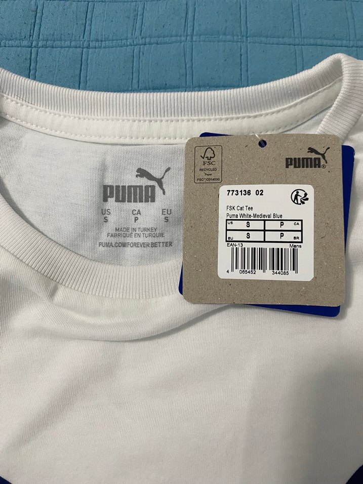 Puma Beyaz Fenerbahçe Baskılı Erkek Tişört - Görsel 2