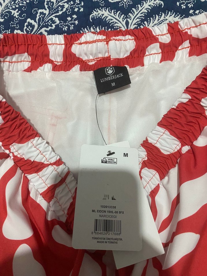 Lumberjack Renkli Bohem Mini Erkek Mayo Şort - Görsel 3