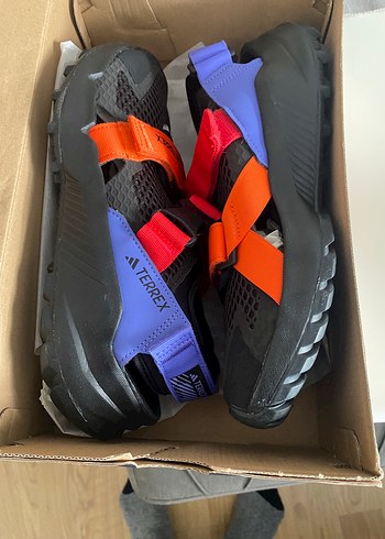 Adidas Erkek Çok Renkli Spor Sandalet Velcro - Görsel 3