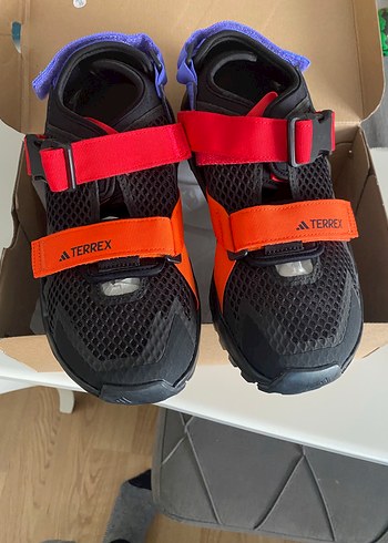 Adidas Erkek Çok Renkli Spor Sandalet Velcro - Görsel 5