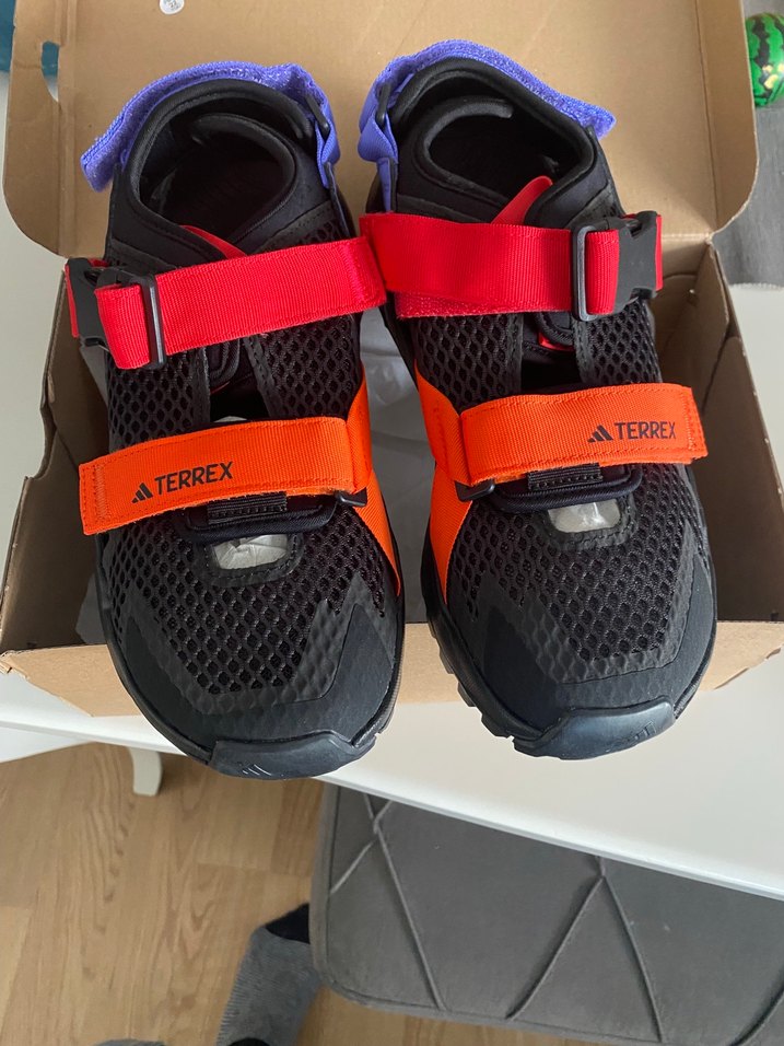 Adidas Erkek Çok Renkli Spor Sandalet Velcro - Görsel 5