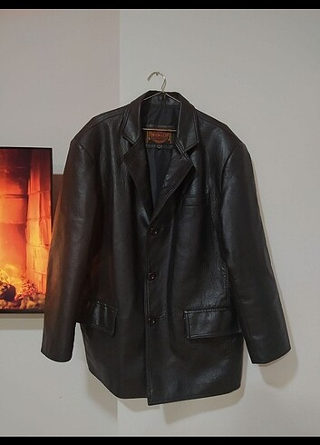 American Vintage Gerçek Deri Ceket/Mont