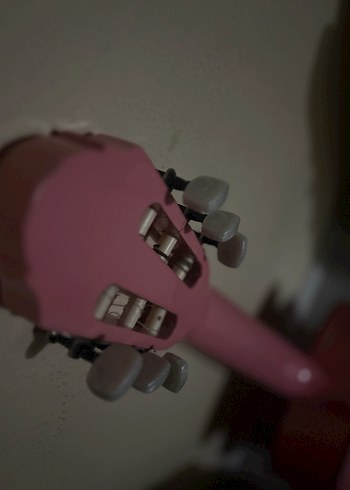 Pastel Pembe Klasik Gitar - Görsel 5