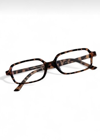 Klasik Bej Şeffaf Kadın Gözlüğü - Görsel 2