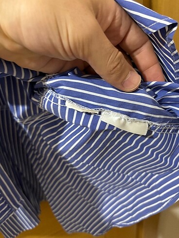 46 Beden mavi Renk Koton gömlek