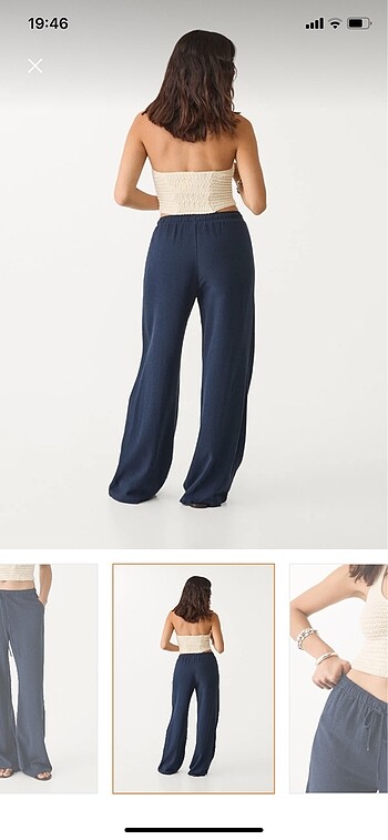 Stradivarius Stradivairus keten pantolon