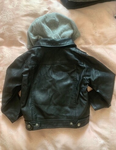 12-18 Ay Beden siyah Renk Zara Baby Deri Ceket 12-18ay