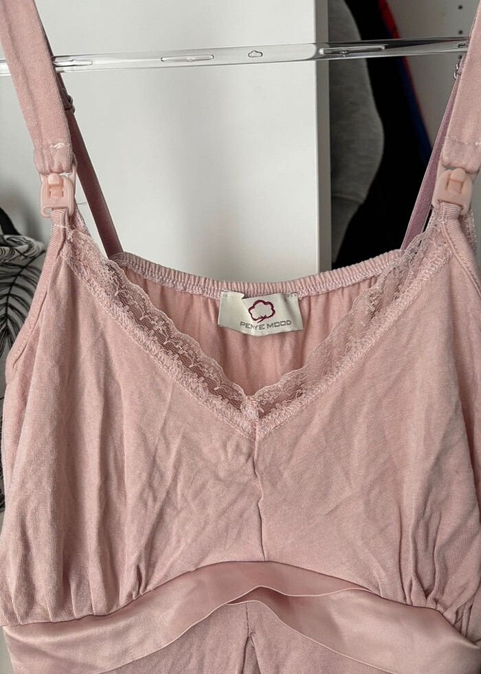 Penye Mood Hamile/Lohusa Gecelik M - Görsel 4