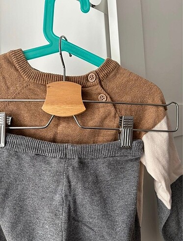 3 Yaş Beden kahverengi Renk H&M Triko Takım 2-3 yaş