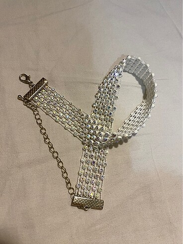 Taşlı h&m choker